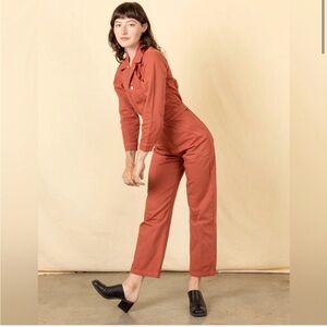 Big Bud Press Everyday Jumpsuit in Clay Red (Discontinued Color!)